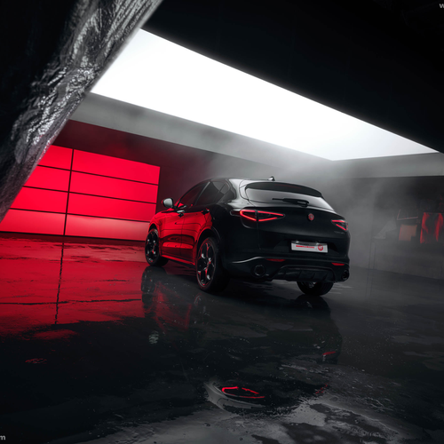 2027 Alfa Romeo Stelvio Luna Rossa Rear View